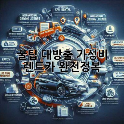 🚗 꿀팁 대방출! 가성비 렌트카 완전정복 💰