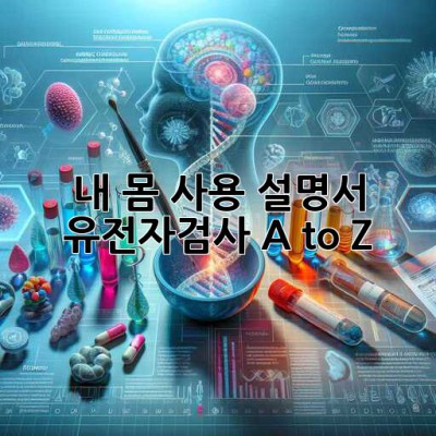 내 몸 사용 설명서🧬 유전자검사 A to Z