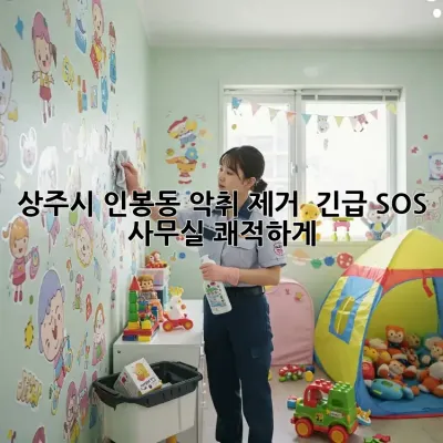 상주시 인봉동 악취 제거 🚨 긴급 SOS! 사무실 쾌적하게 ✨